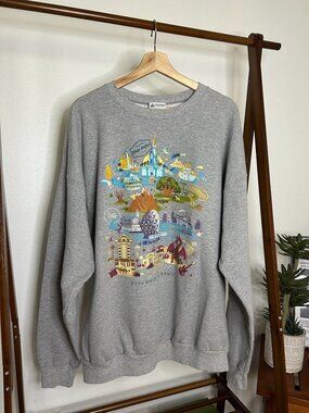 Walt Disney World Discover the Magic Four Parks Sweatshirt Size XXL